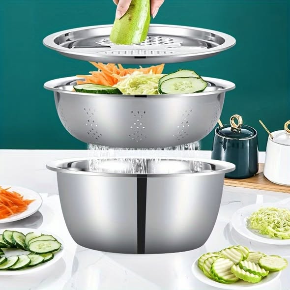 Strainer Slicer Pot