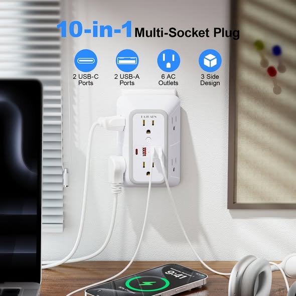10 in 1 Outlet Socket