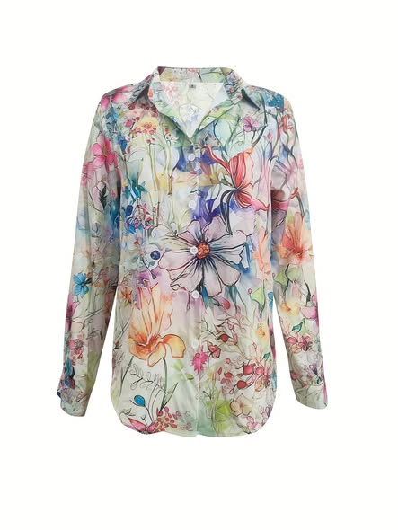Wildflower Print Blouse