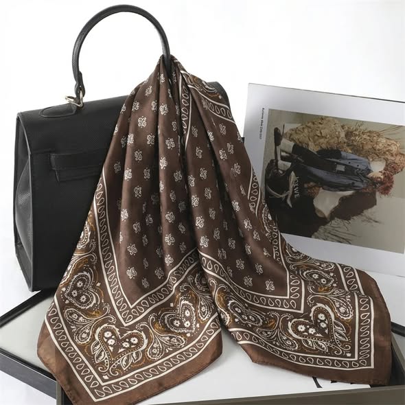 Silky Leopard Scarf