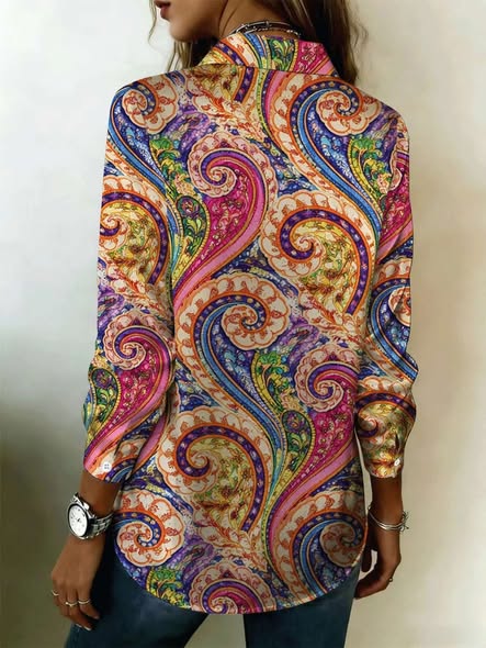 Vibrant Paisley Blouse