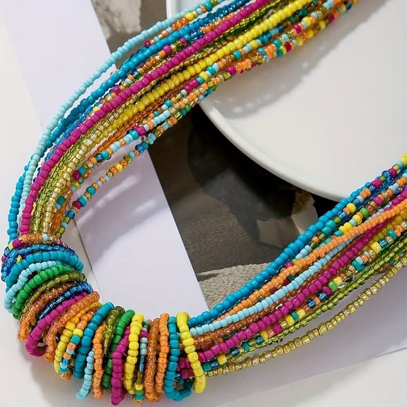Layers Seed Beads Necklace