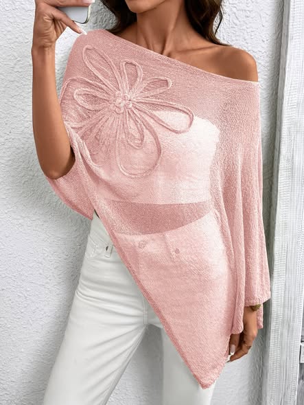 Asymmetric Hem Cape