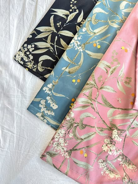 Silky Cherry Blossom Lounge Pants