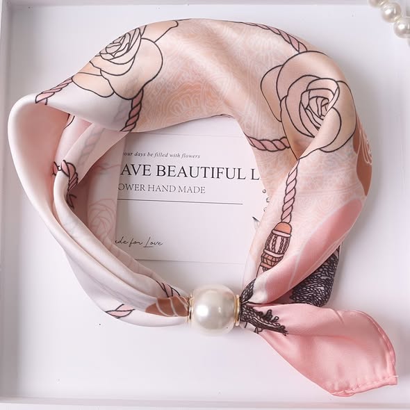 Pearl Magnetic Silky Scarf