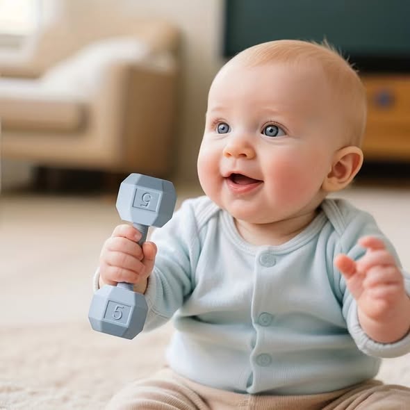 Baby Sensory Shaker Dumbells