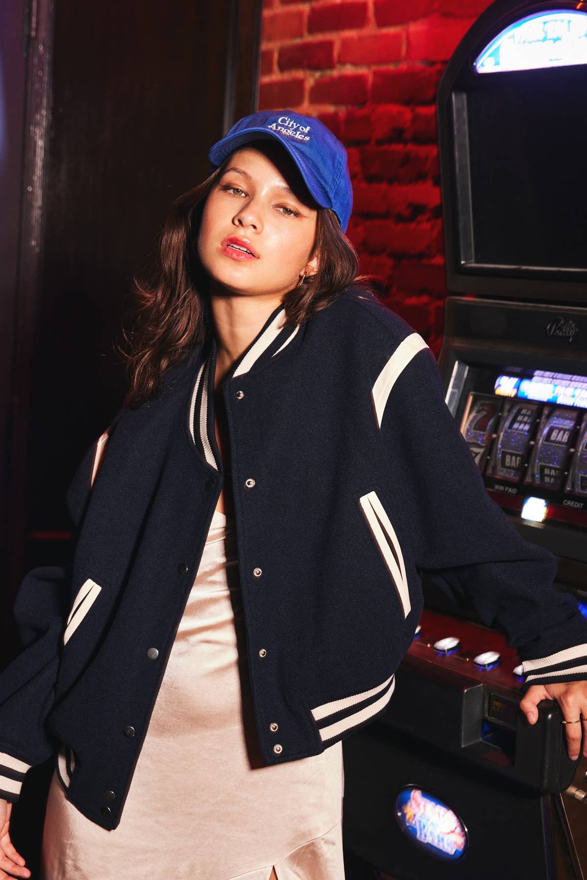 Cropped Varsity Bomber Jacket (1)