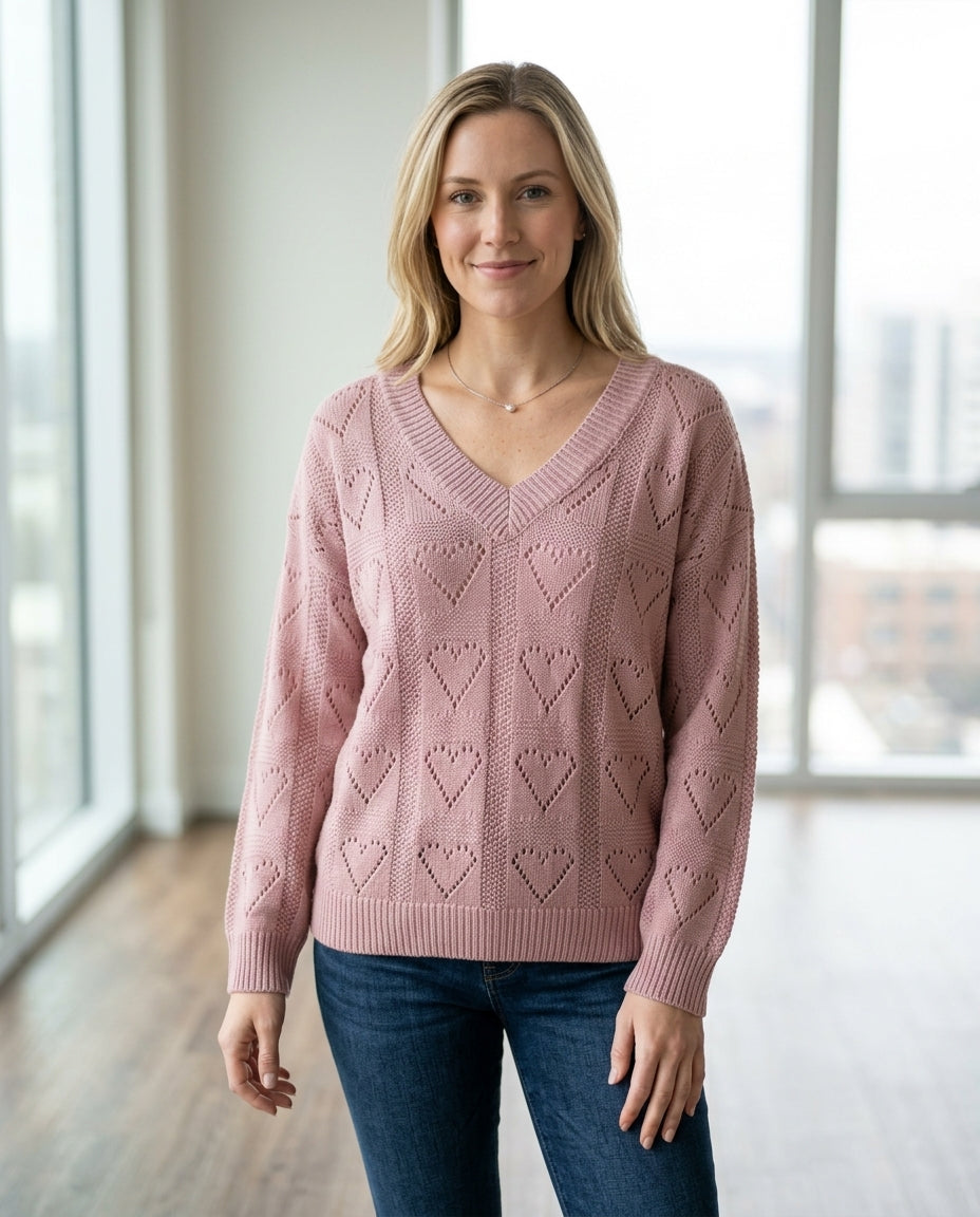 Hearts Sweater