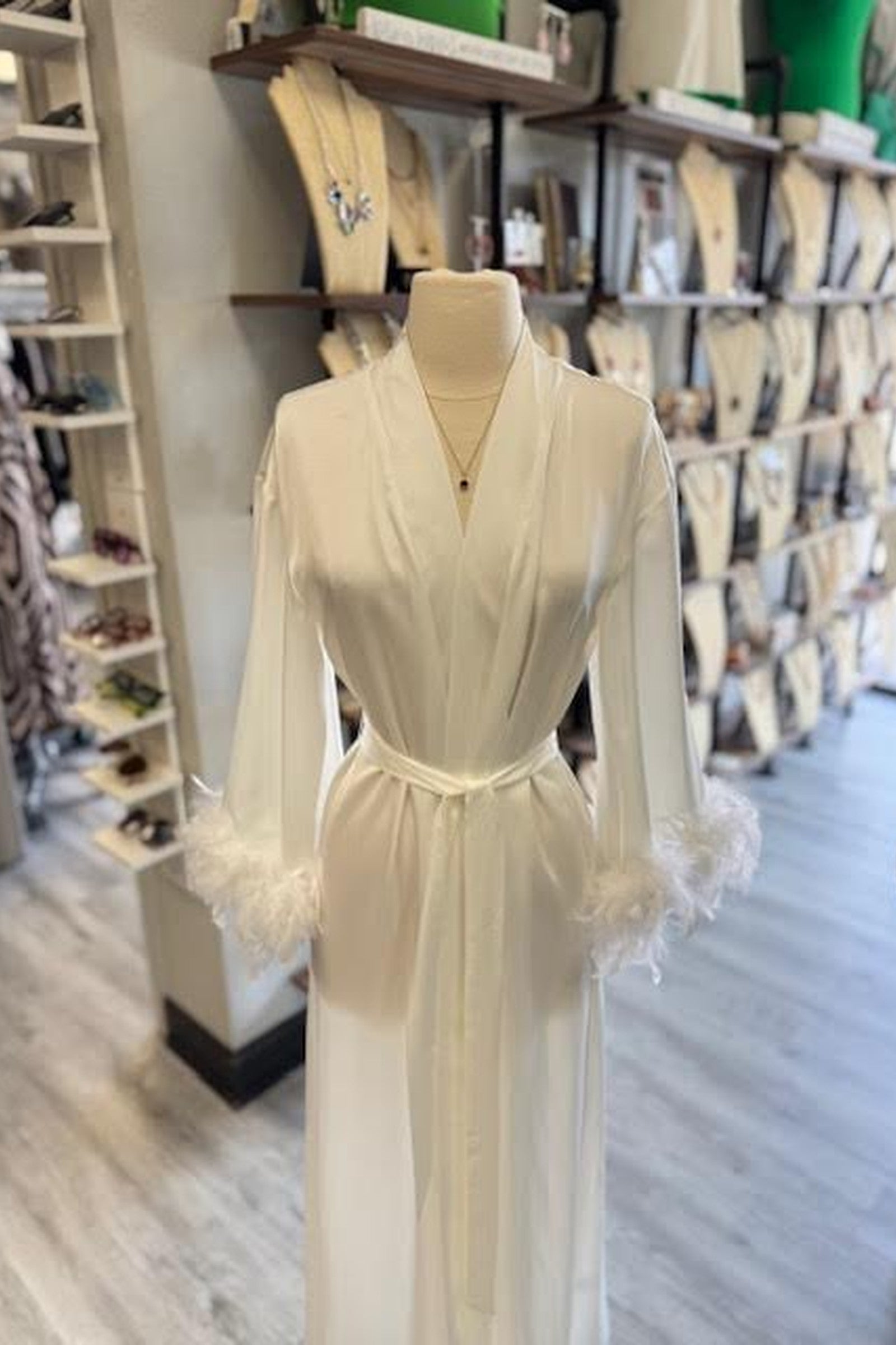 Long Feather Robe