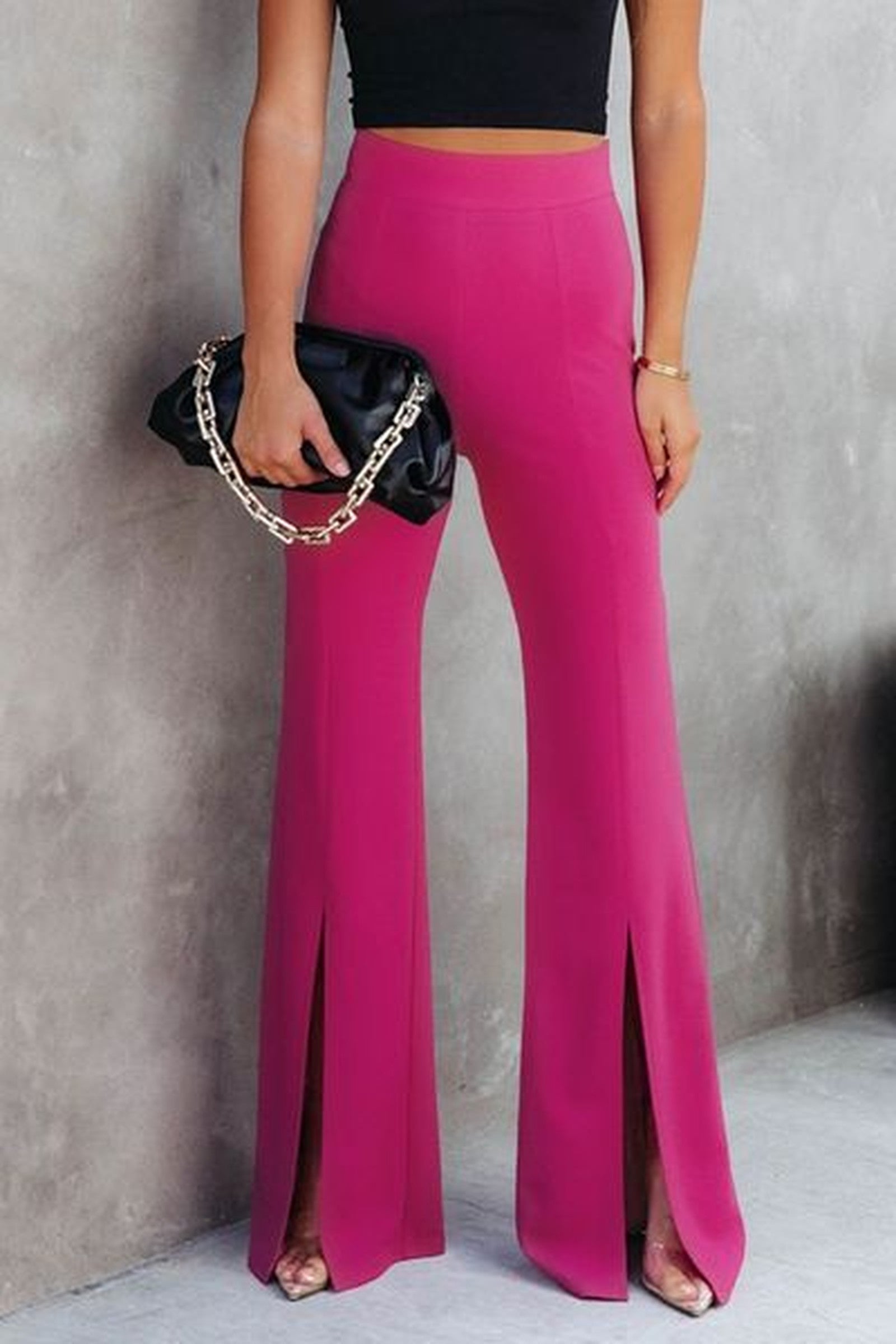 Split Hem Pants