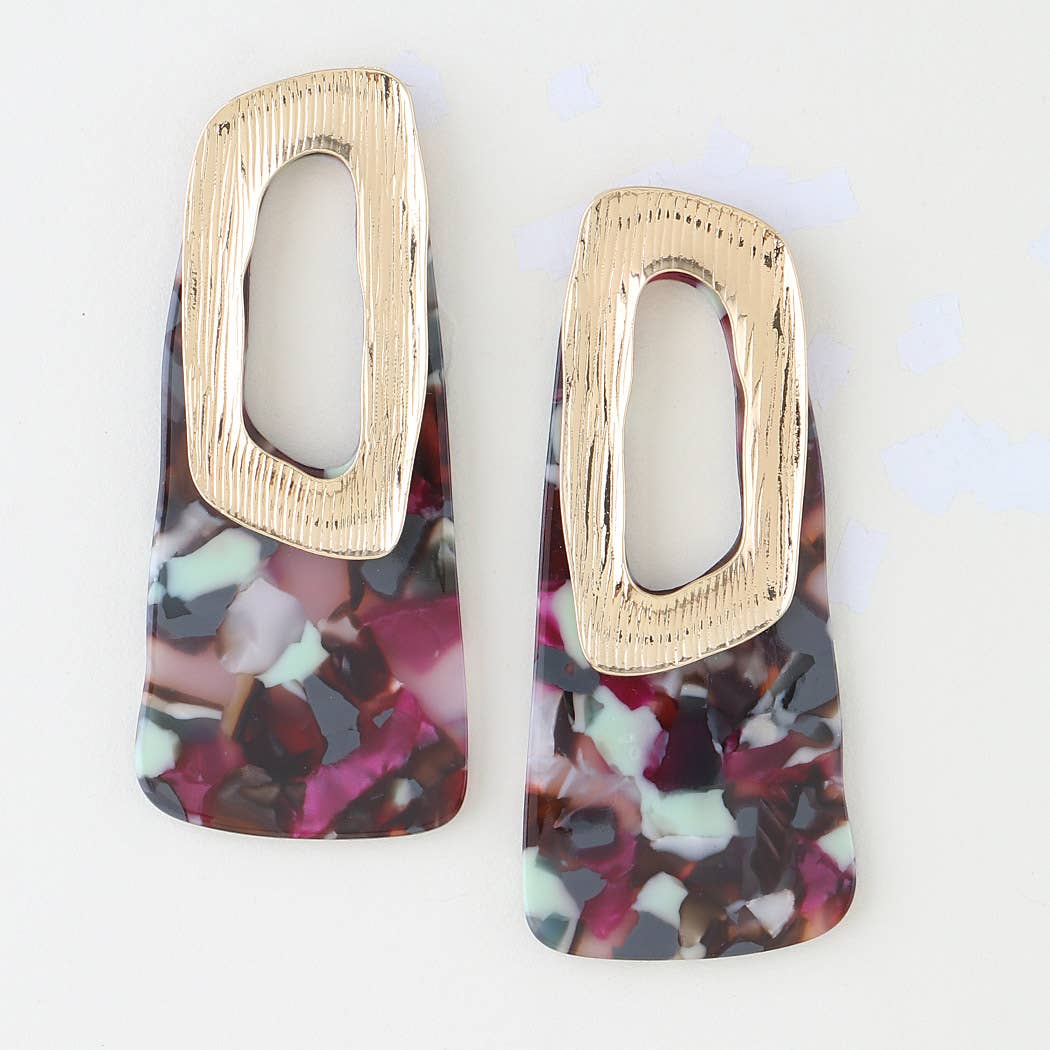Modern Chic Crystal Stone Fashion Earrings