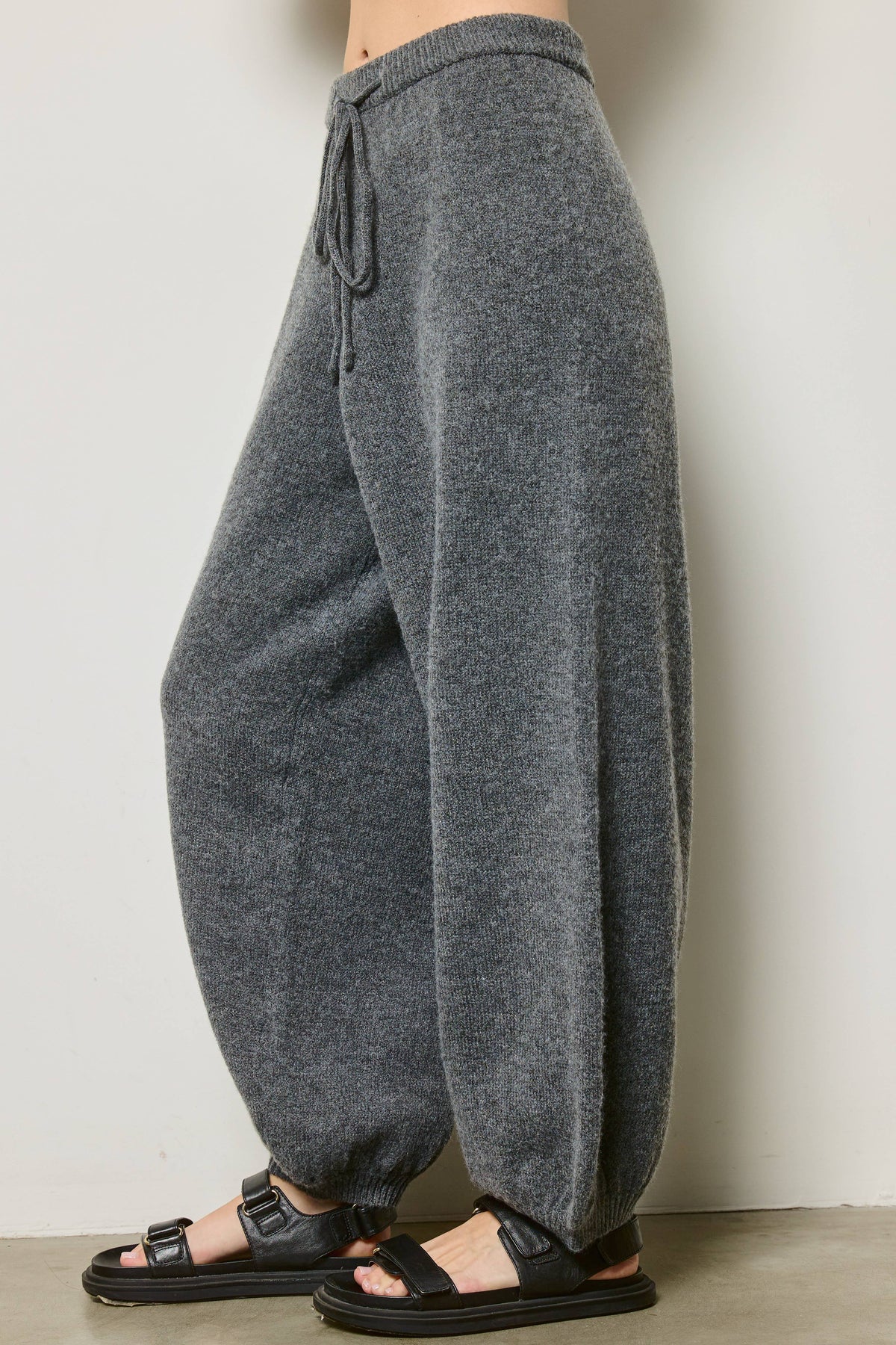 Brushed Knit Cardigan & Balloon Pant Set