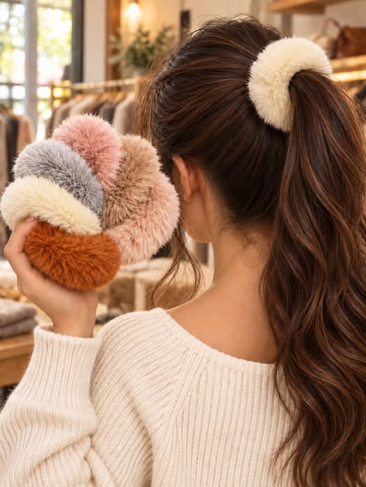 FURRY Scrunchies (6)