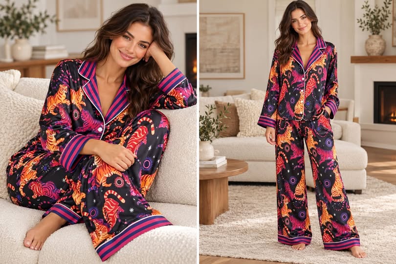 Silky Designer Vibes Lounge Set