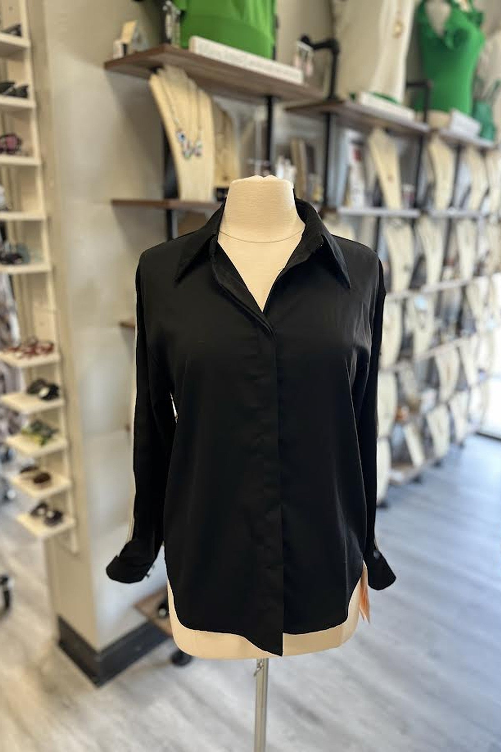 B/W Stripe Blouse