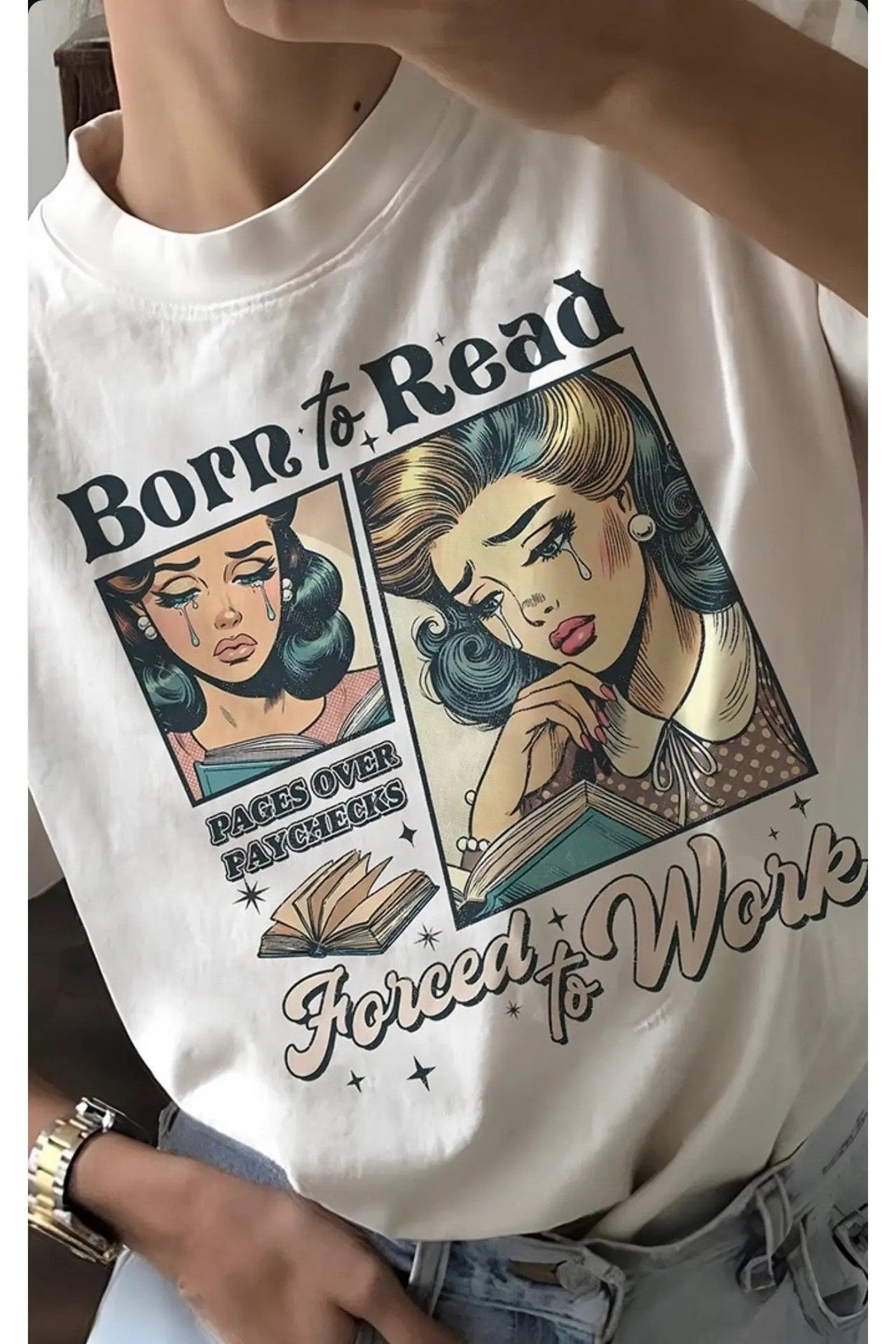 Born To Read Tee