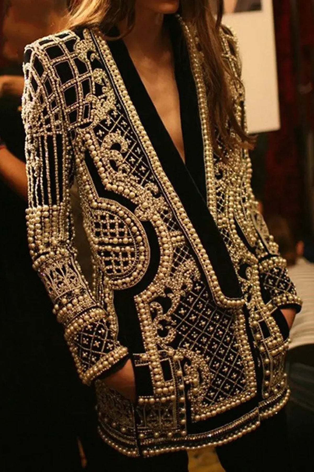 Cute Beaded Blazer