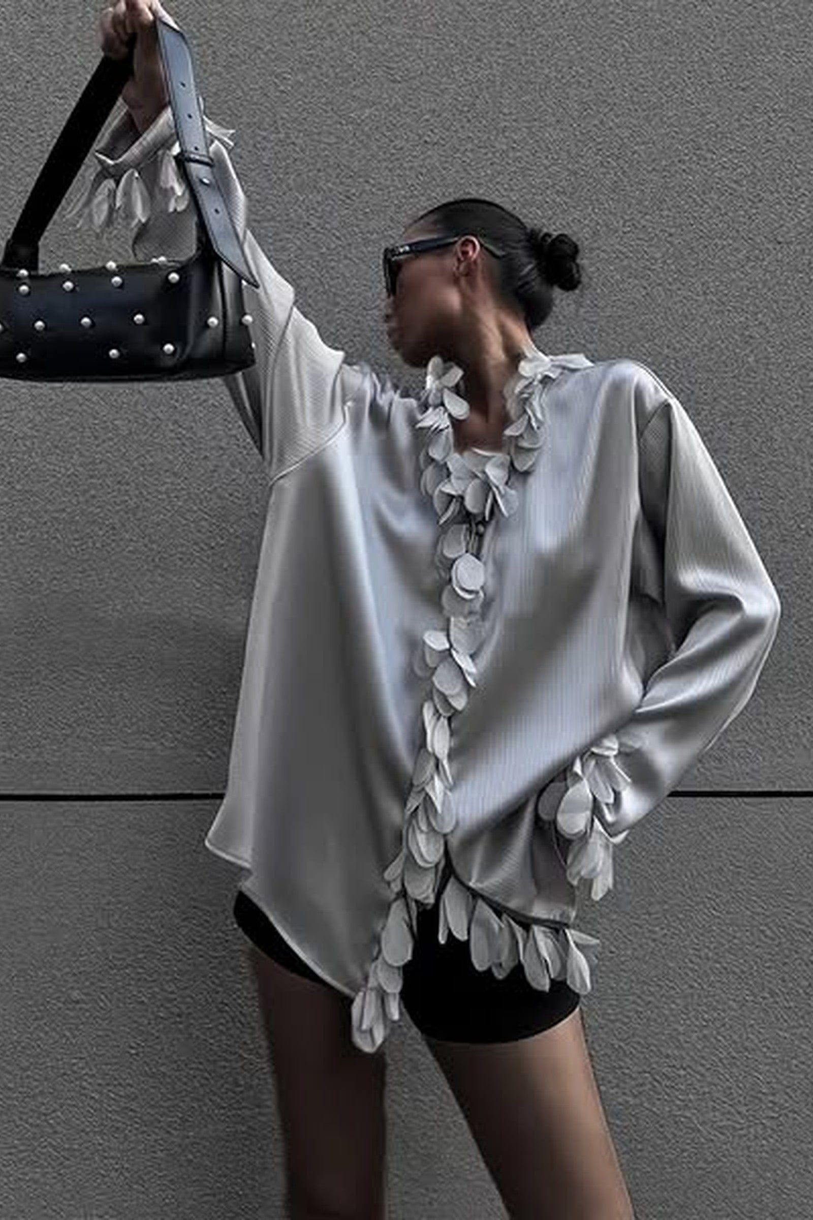 Petal Trim Blouse