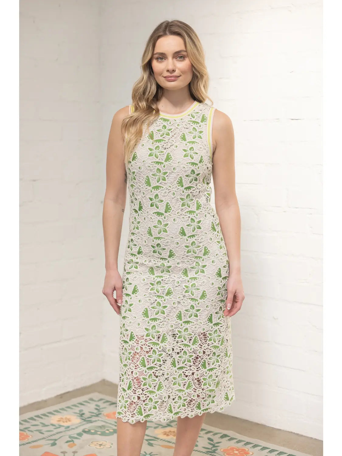 Floral Crocheted Dress