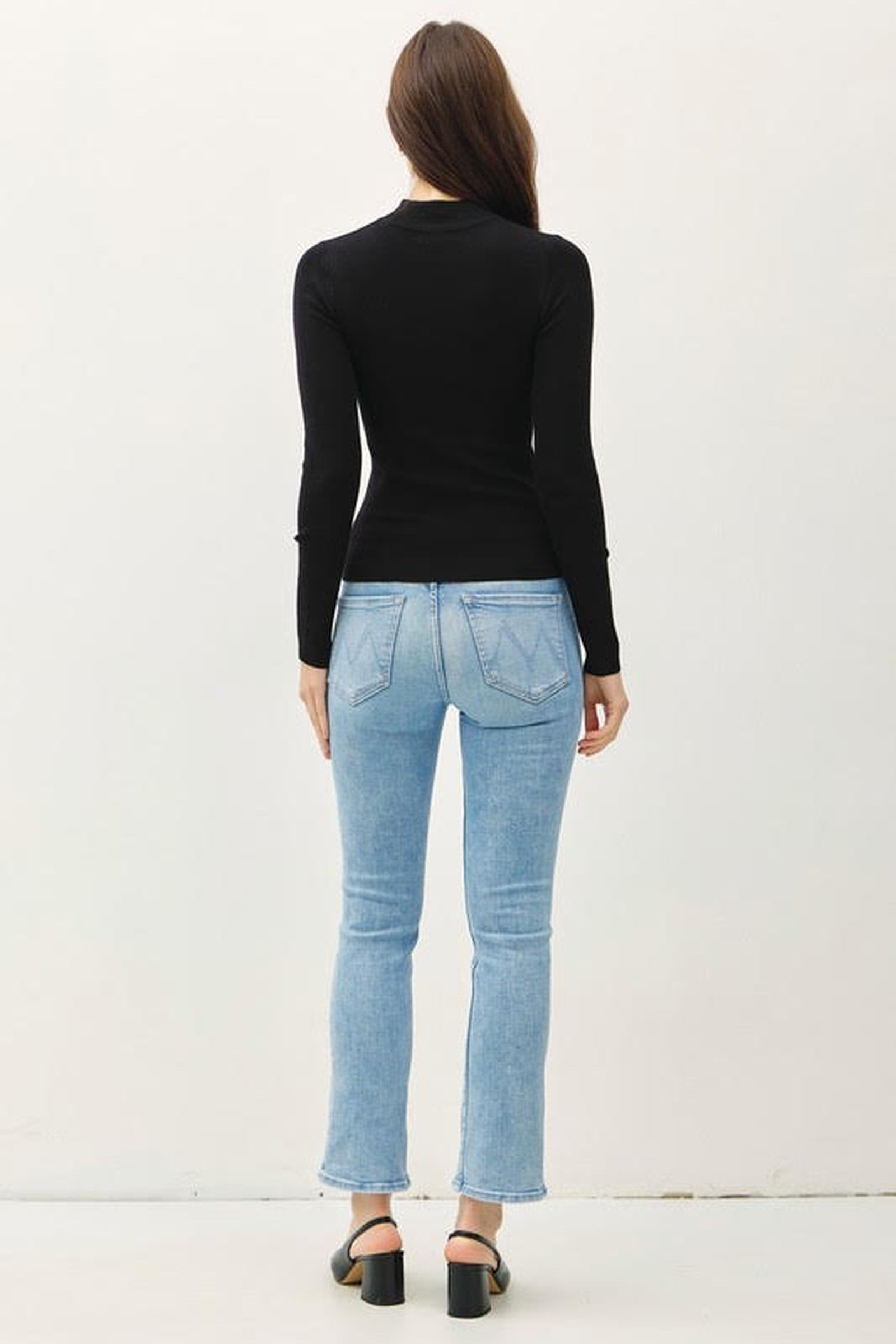 Be Cool Mock Neck Sweater