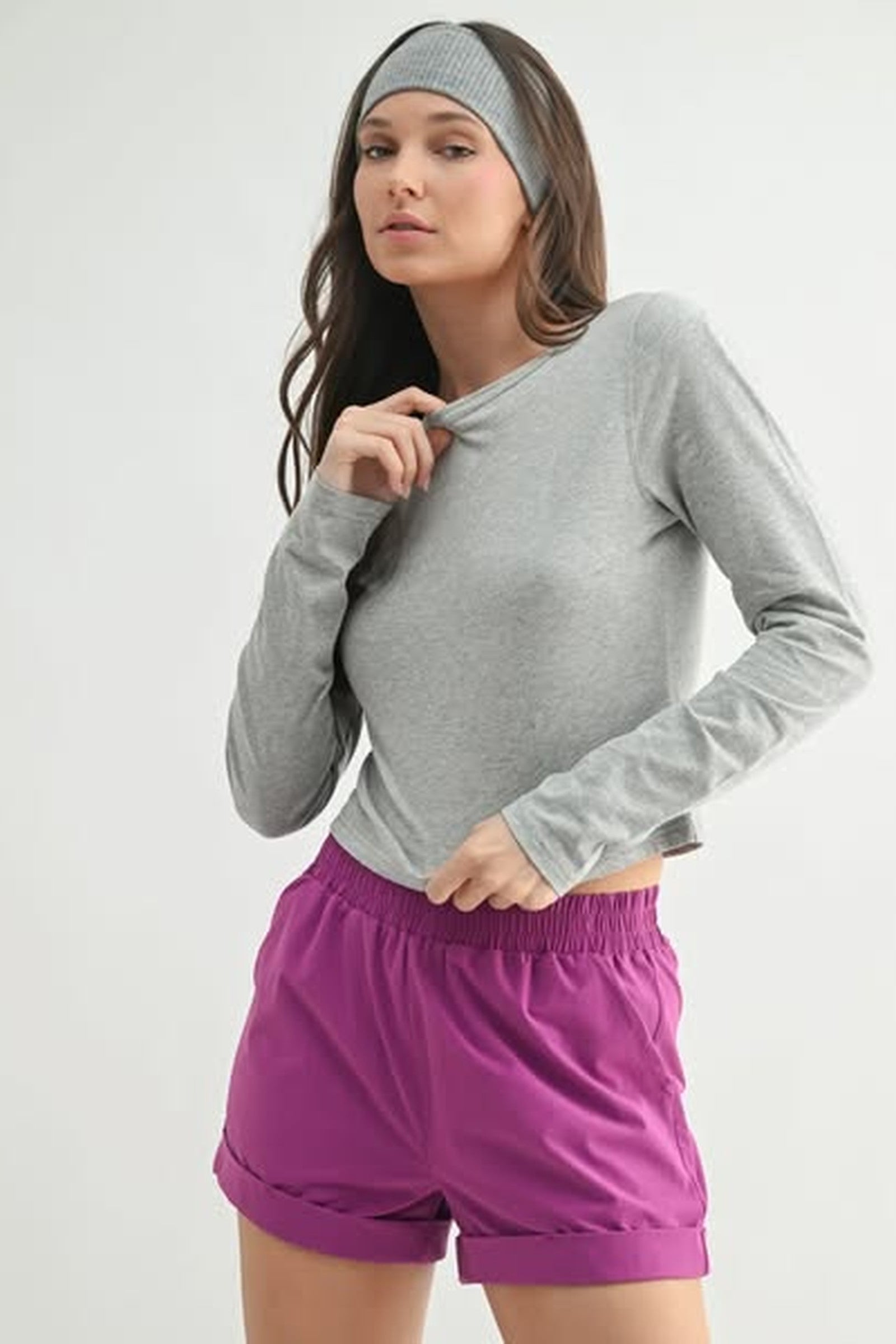 Scoop Neck LS Tee