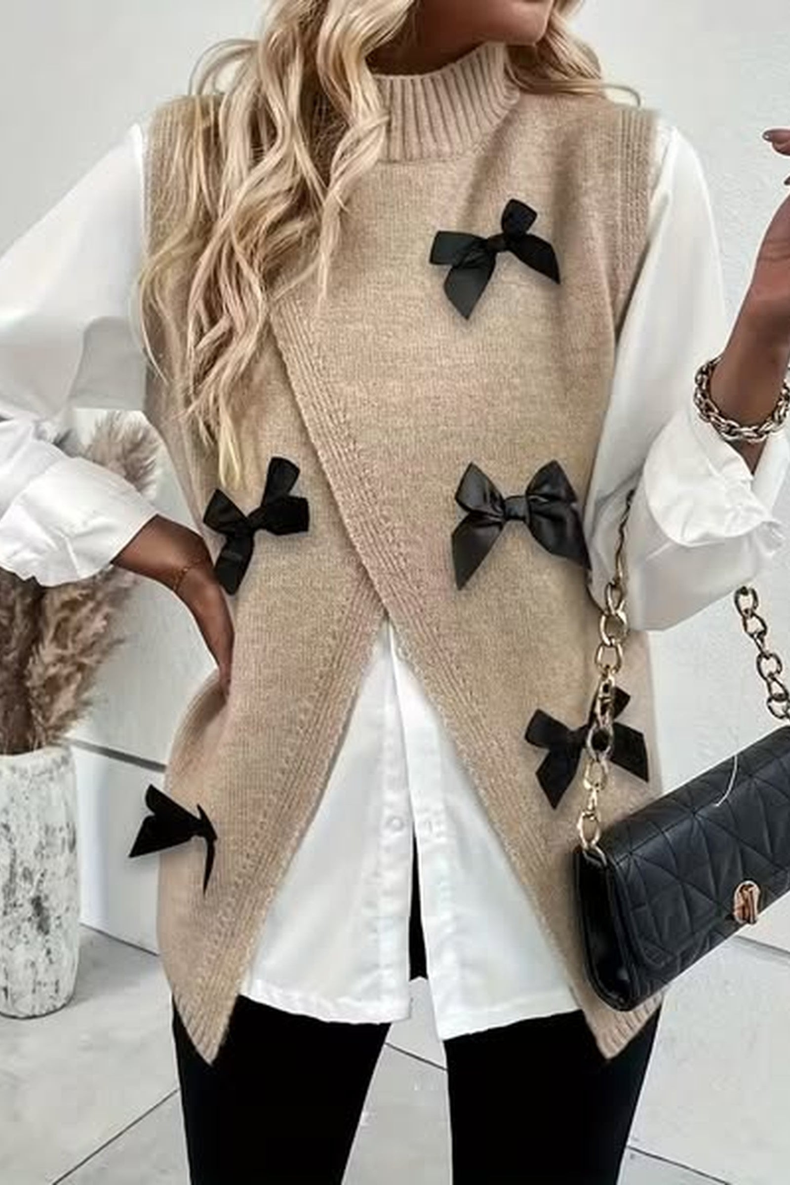 Chic Bow Vest