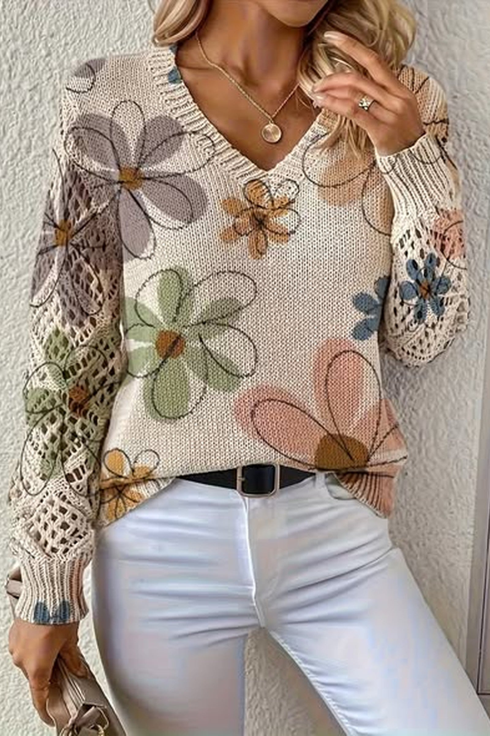 Woven Spring Sweater