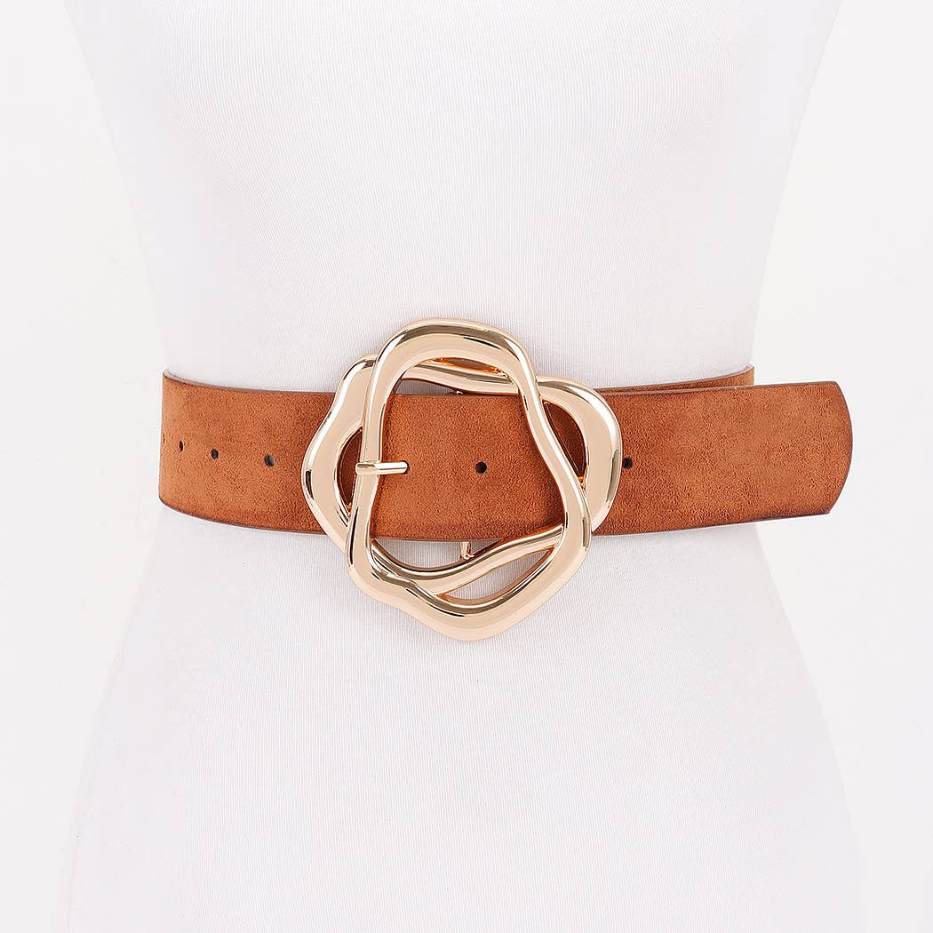 Unique Twisted Buckle Belt