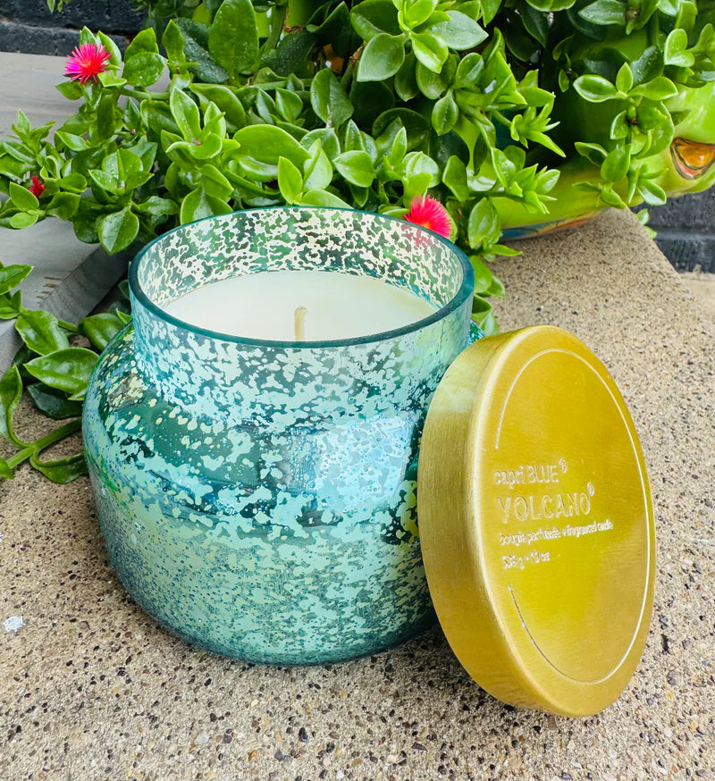 Volcano Aqua Opaline Candle