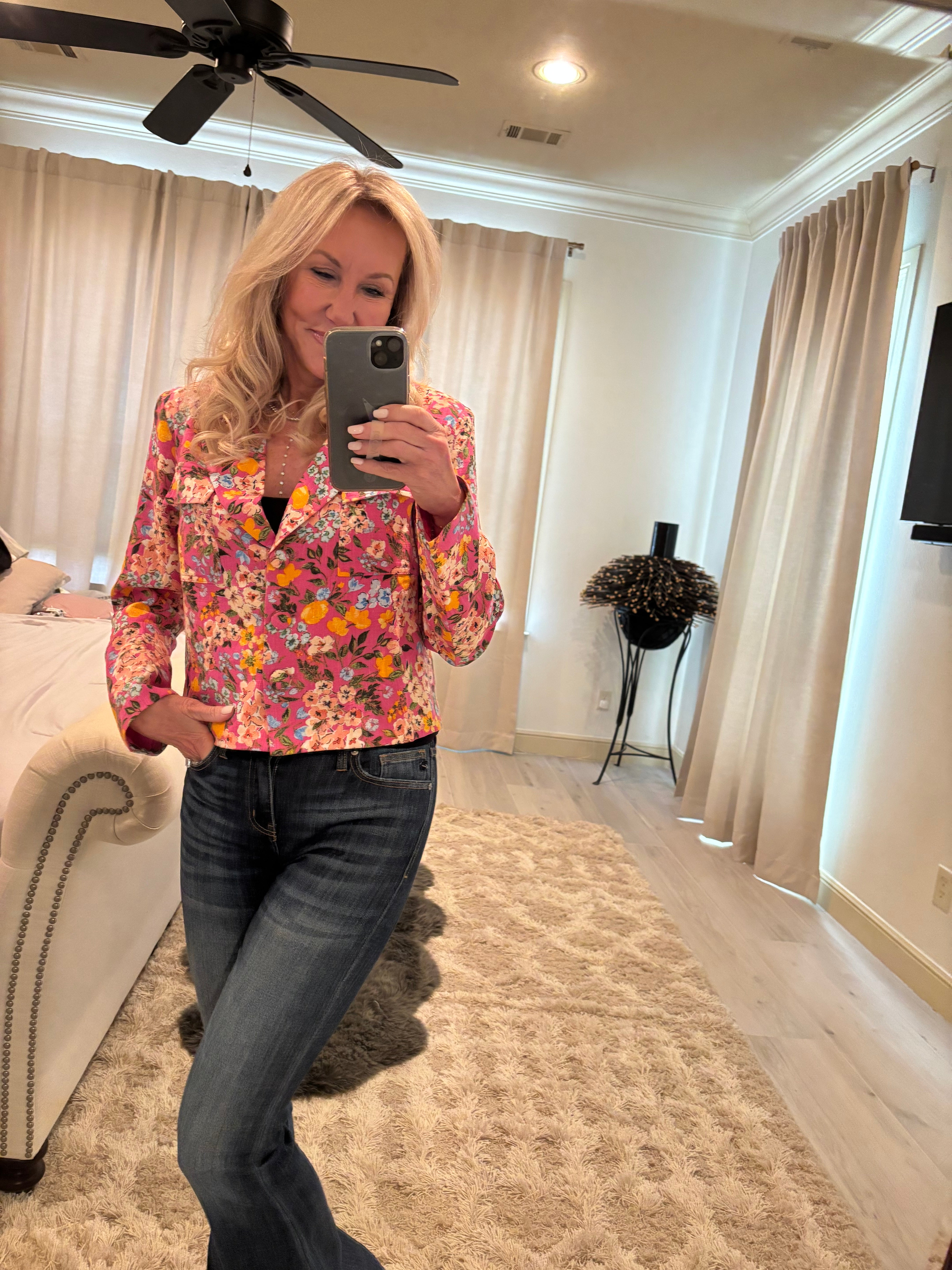 Floral Cotton Jacket