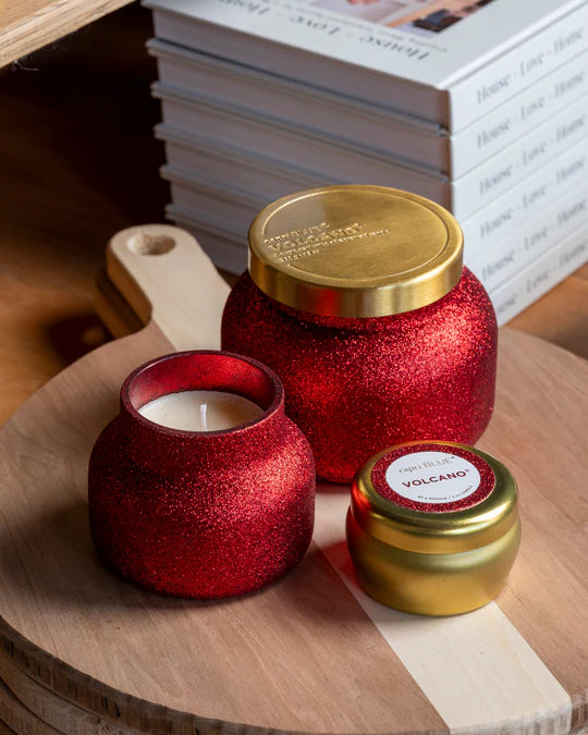 Volcano Glitter Glam Candles