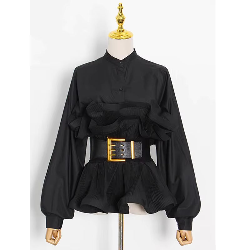 Elegant Ruffle Blouse