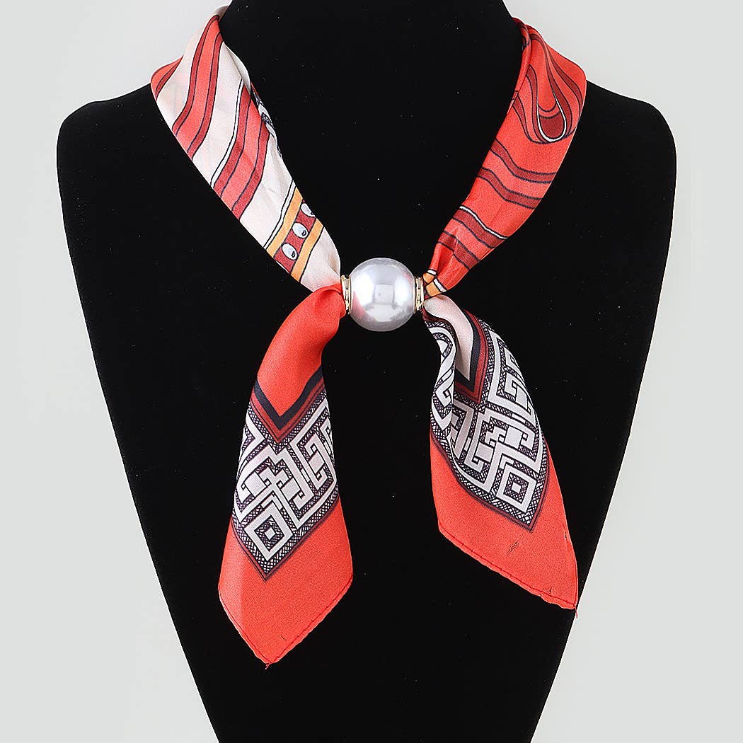 Multi Pattern Silk Scarf