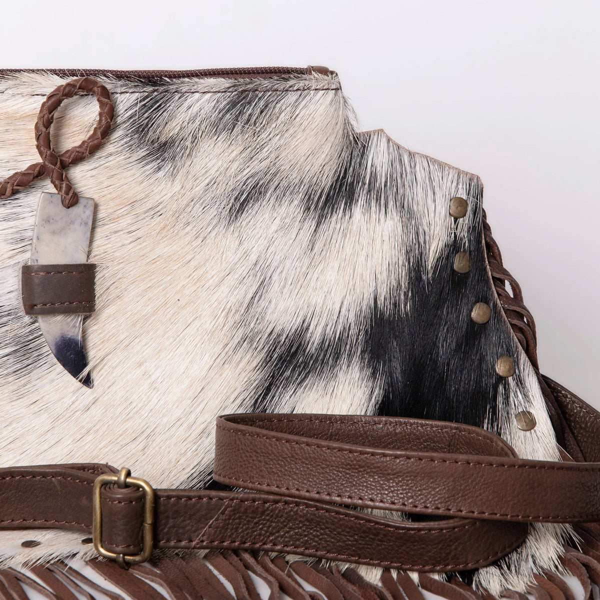 Western Leather Crossbody Bag