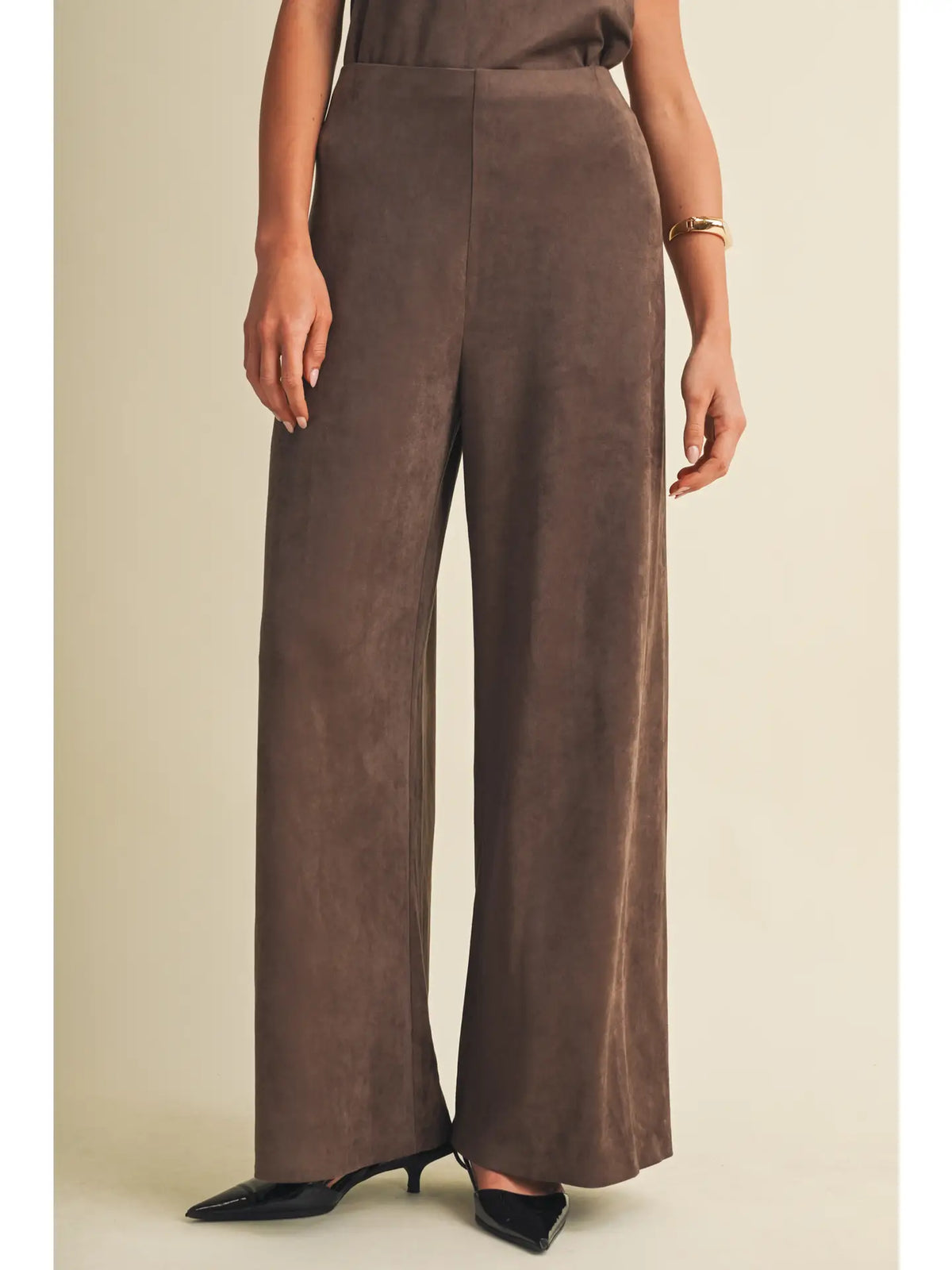 Vegan Suede Brownie Pant