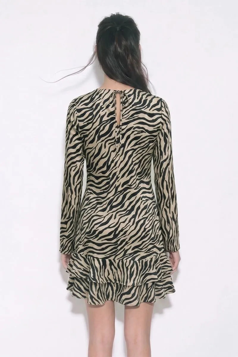 Sassy Zebra Print Dress