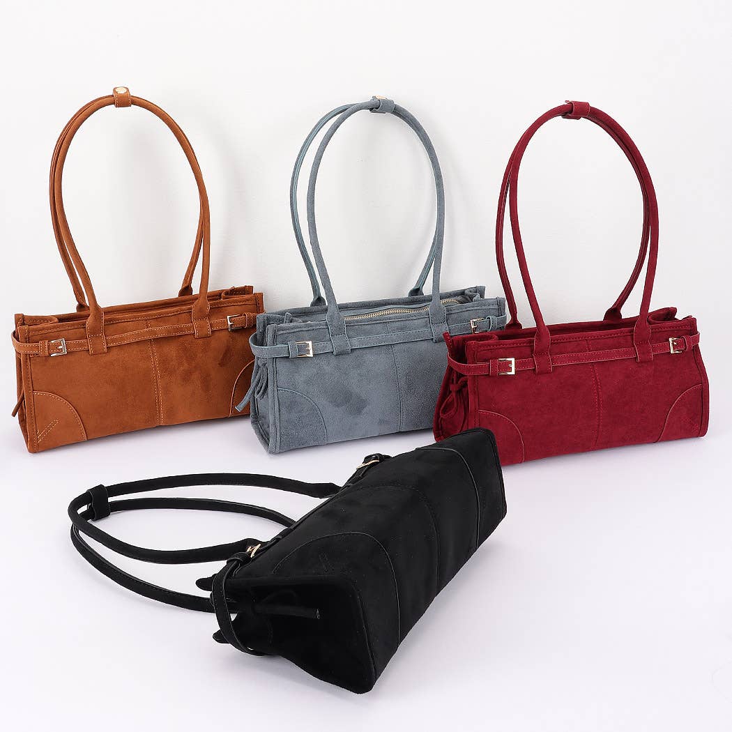 Suede Shoulder Bag