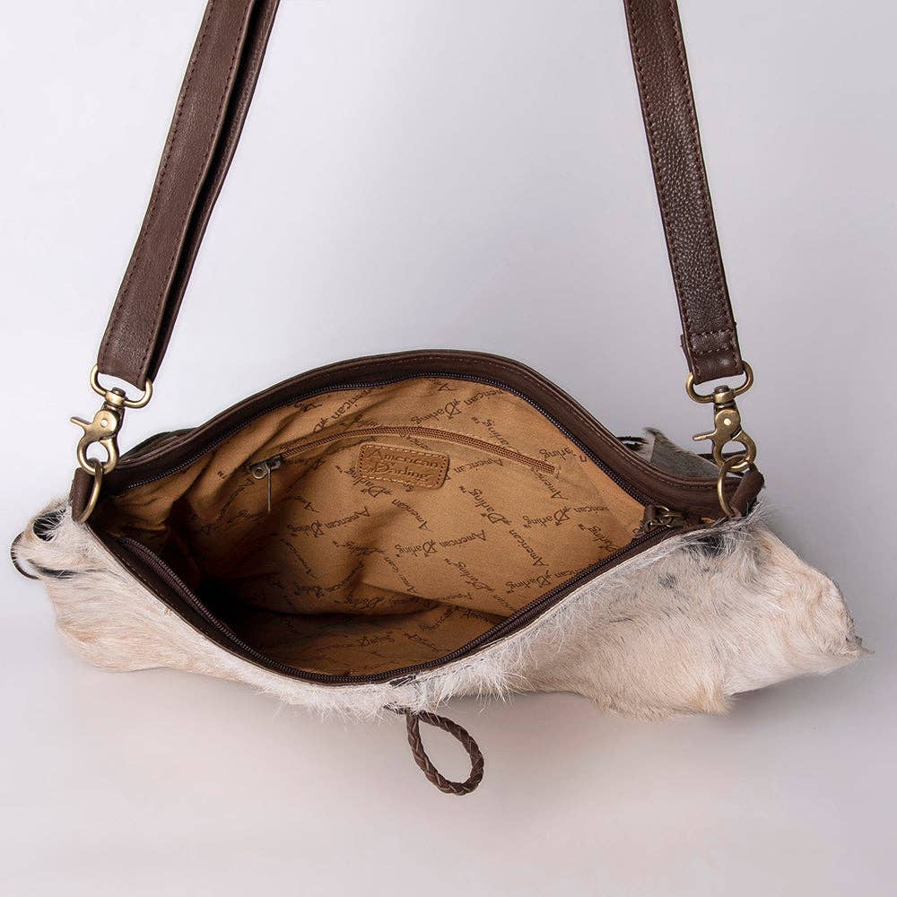 Western Genuine Leather Crossbody Bag