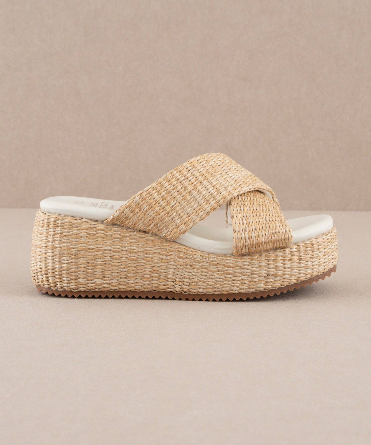 Raffia Platform Summer Sandal