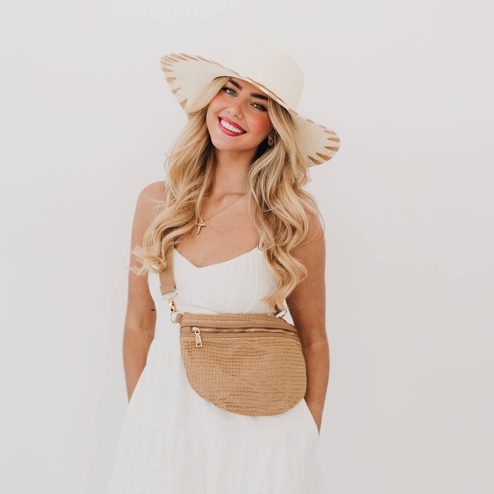 Surfs Up Straw Sun Hat