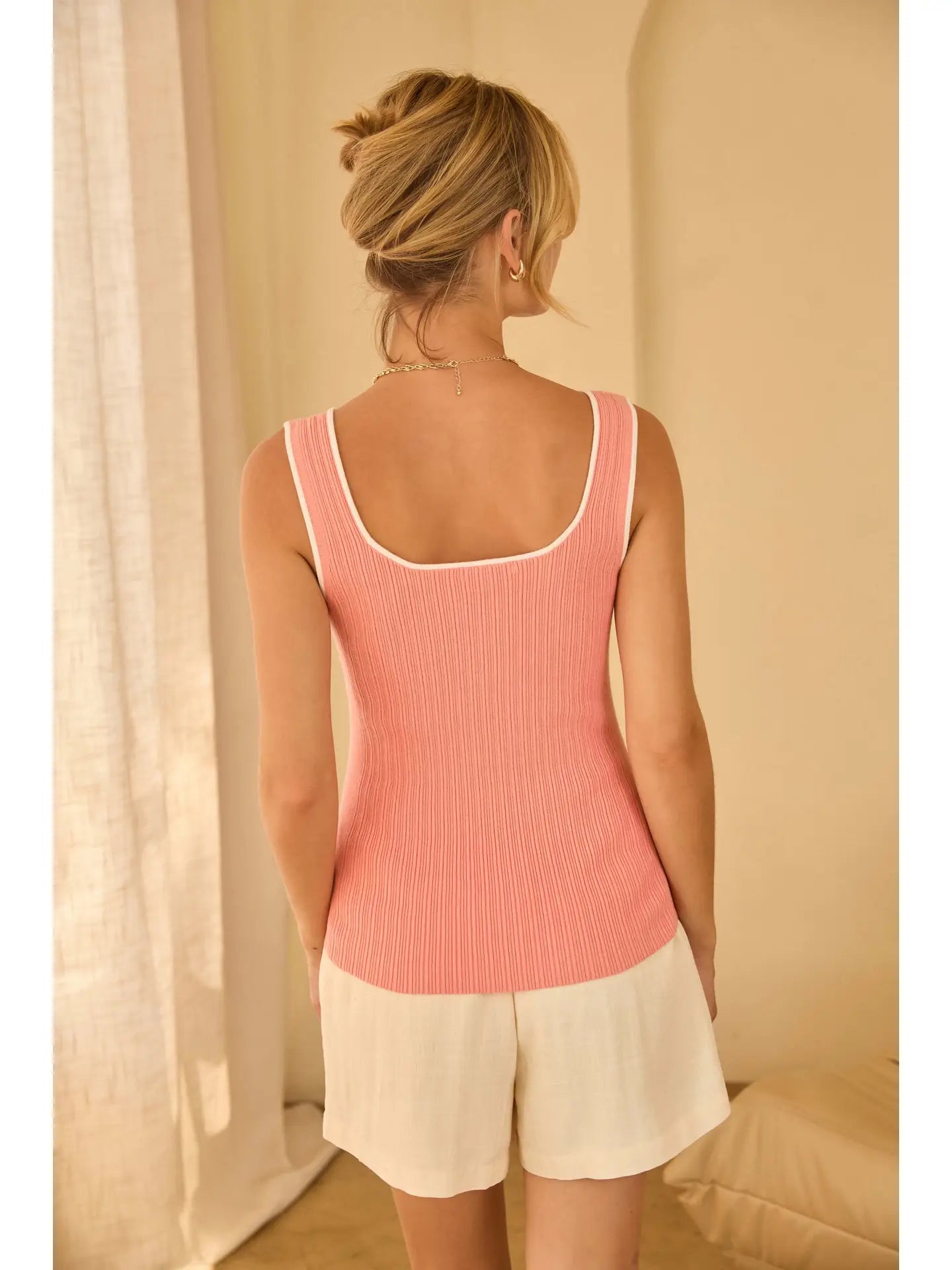 Coral Knit Tank