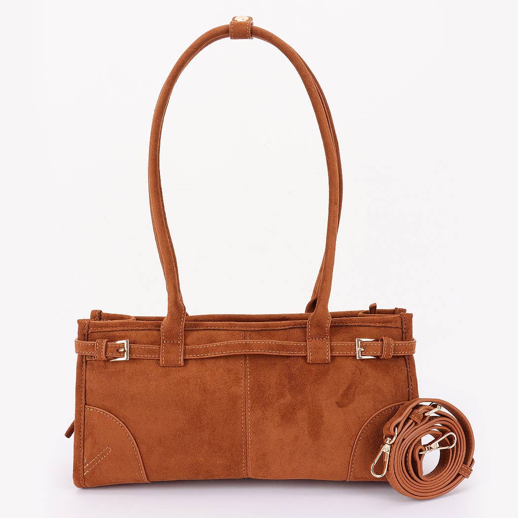 Suede Shoulder Bag