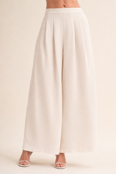 Ivory Flowing Pants
