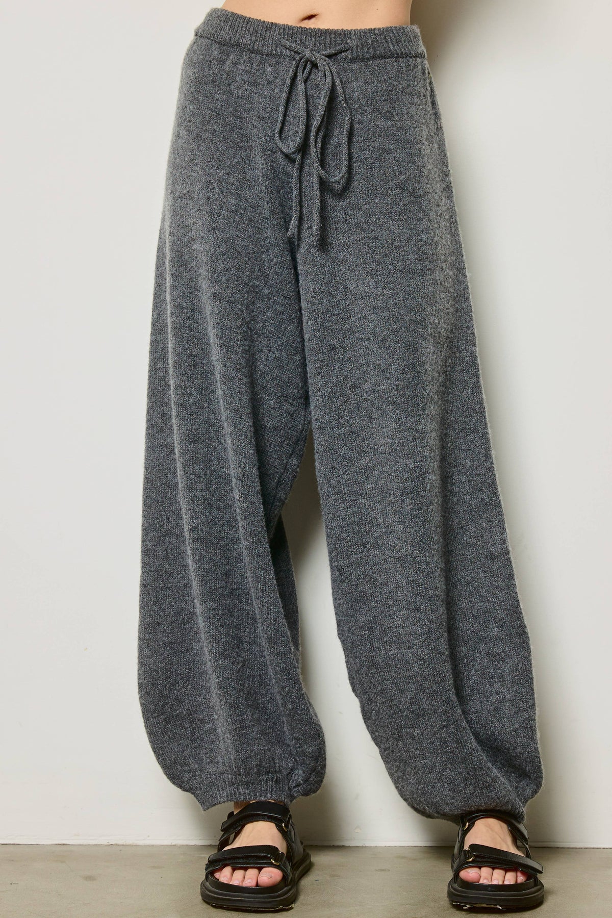 Brushed Knit Cardigan & Balloon Pant Set