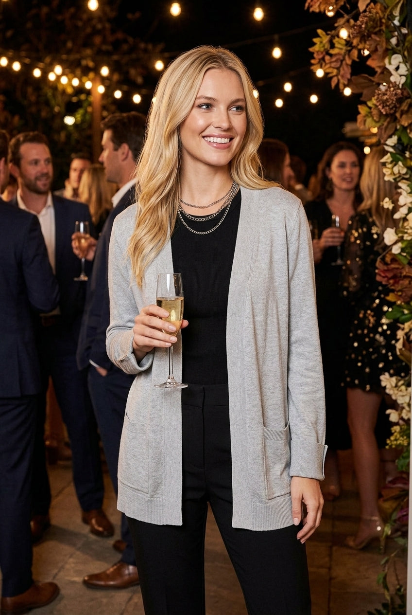 Silver Sparkle Cardigan