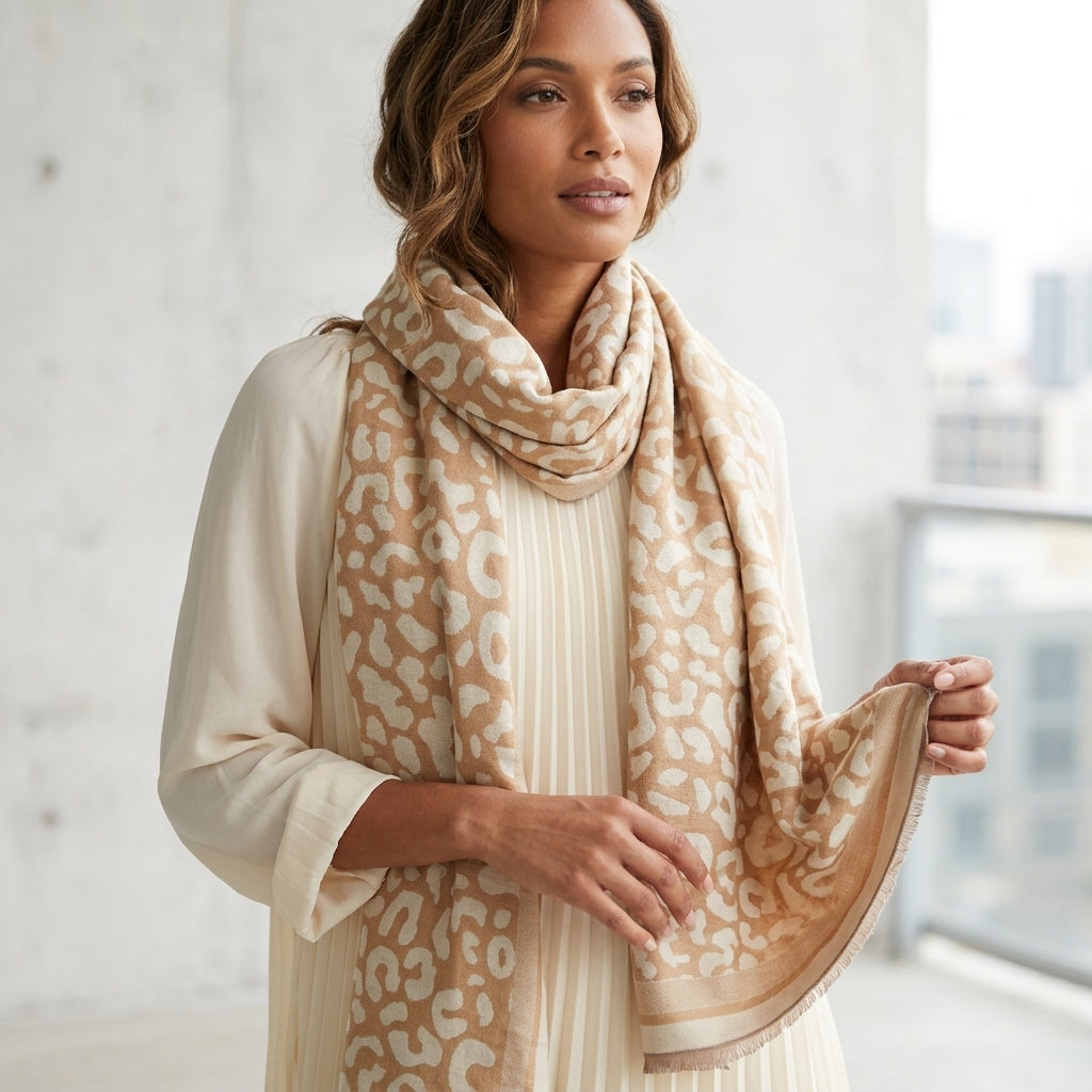 Leopard Print Scarf