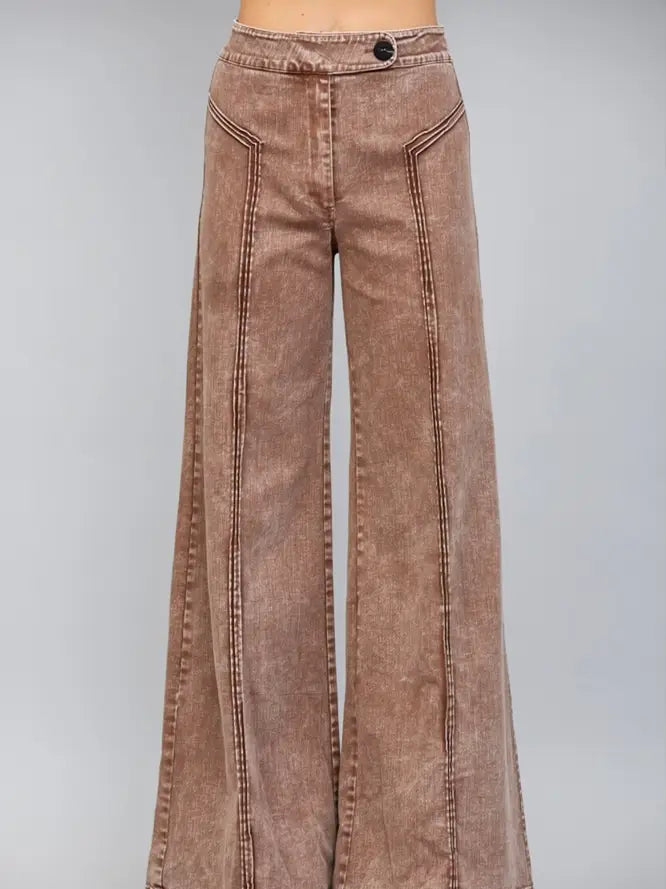Mauve Denim Pants