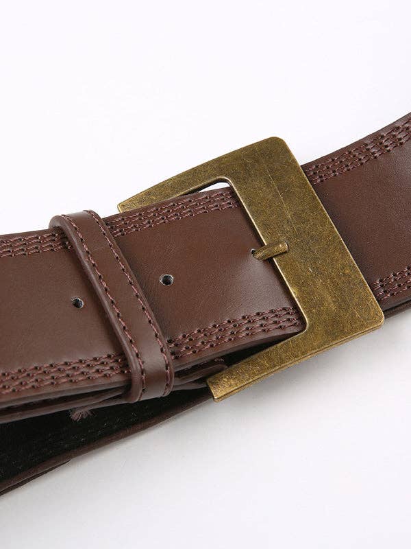 Belt Buckle Geometric Belts
