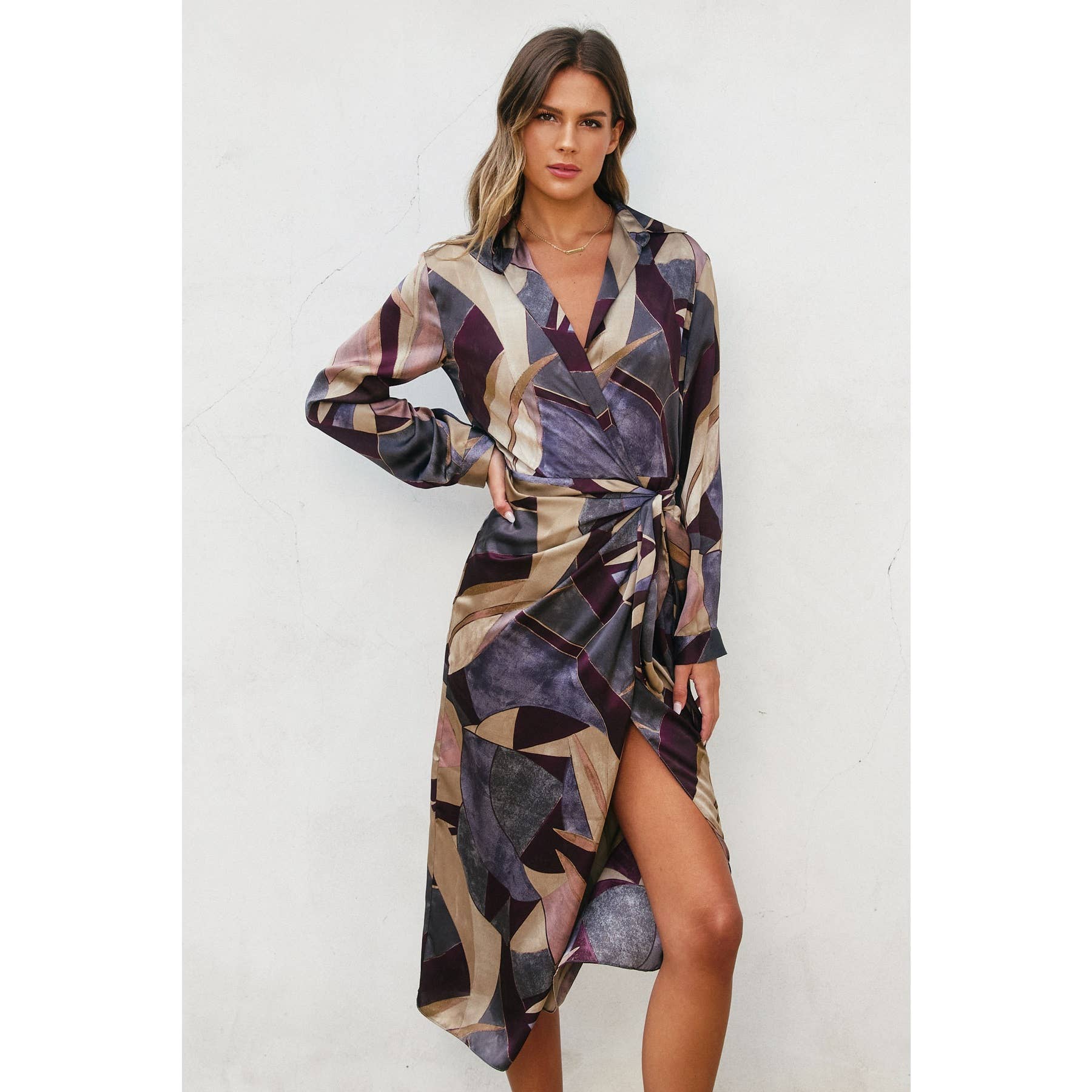Midi Wrap Dress
