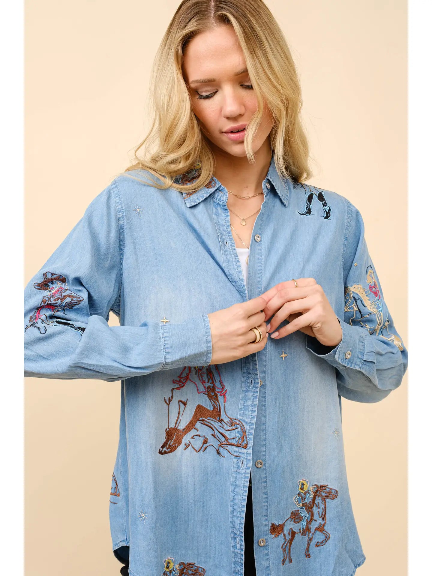 Western Embrod Shirt